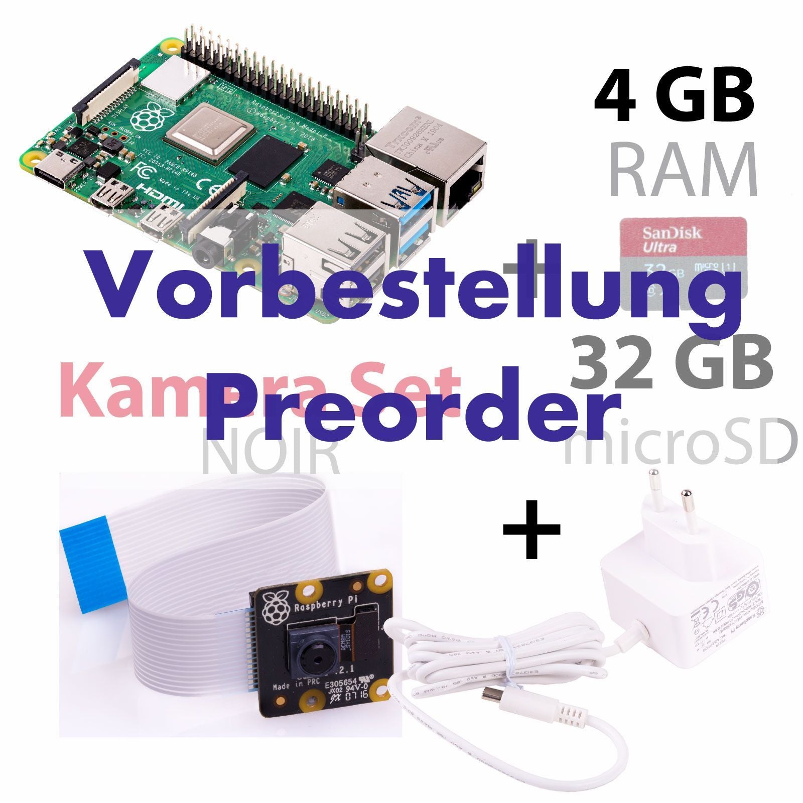 Raspberry Pi 4B 1GB/2GB/4GB