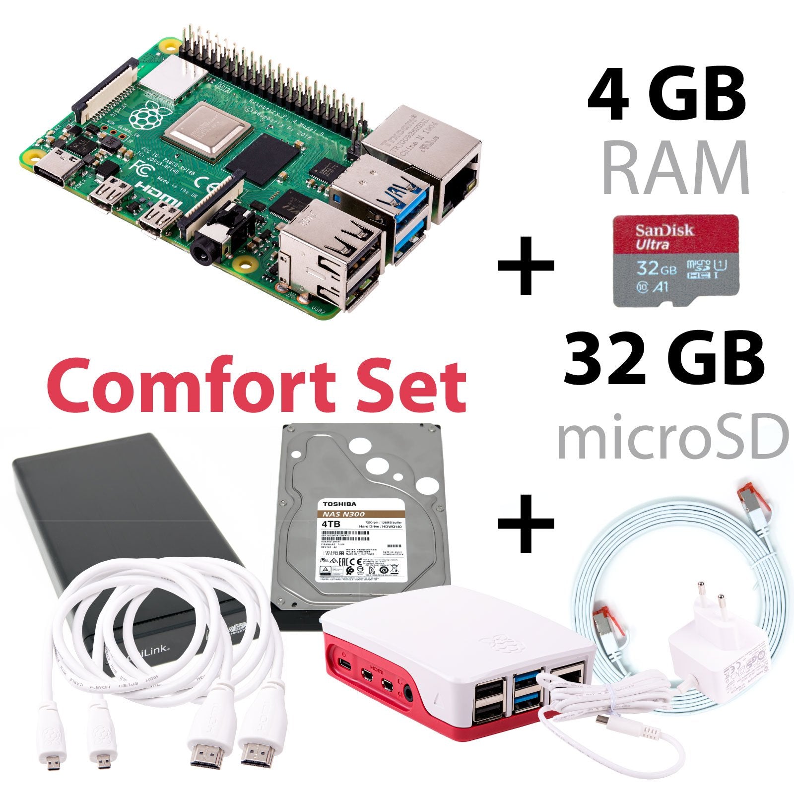 Raspberry Pi 4B 1GB/2GB/4GB