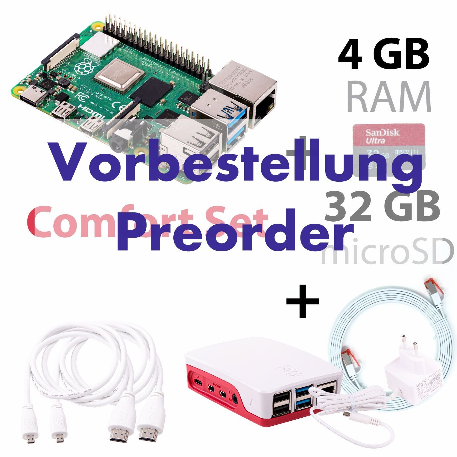 Raspberry Pi 4B 1GB/2GB/4GB