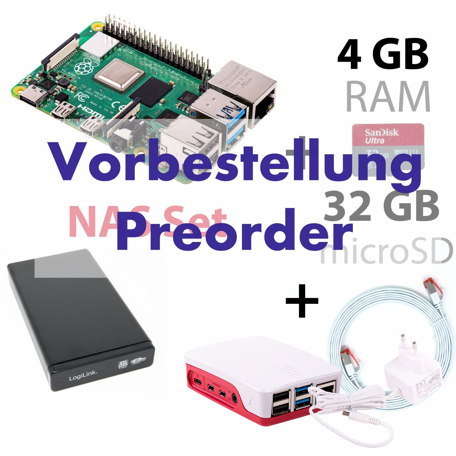 Raspberry Pi 4B 1GB/2GB/4GB