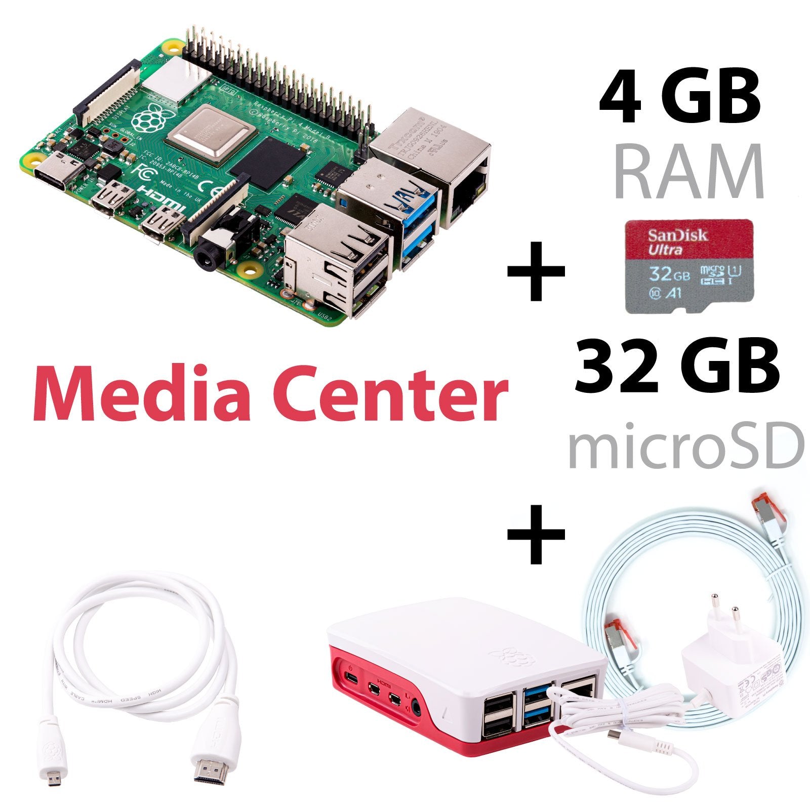 Raspberry Pi 4B 1GB/2GB/4GB