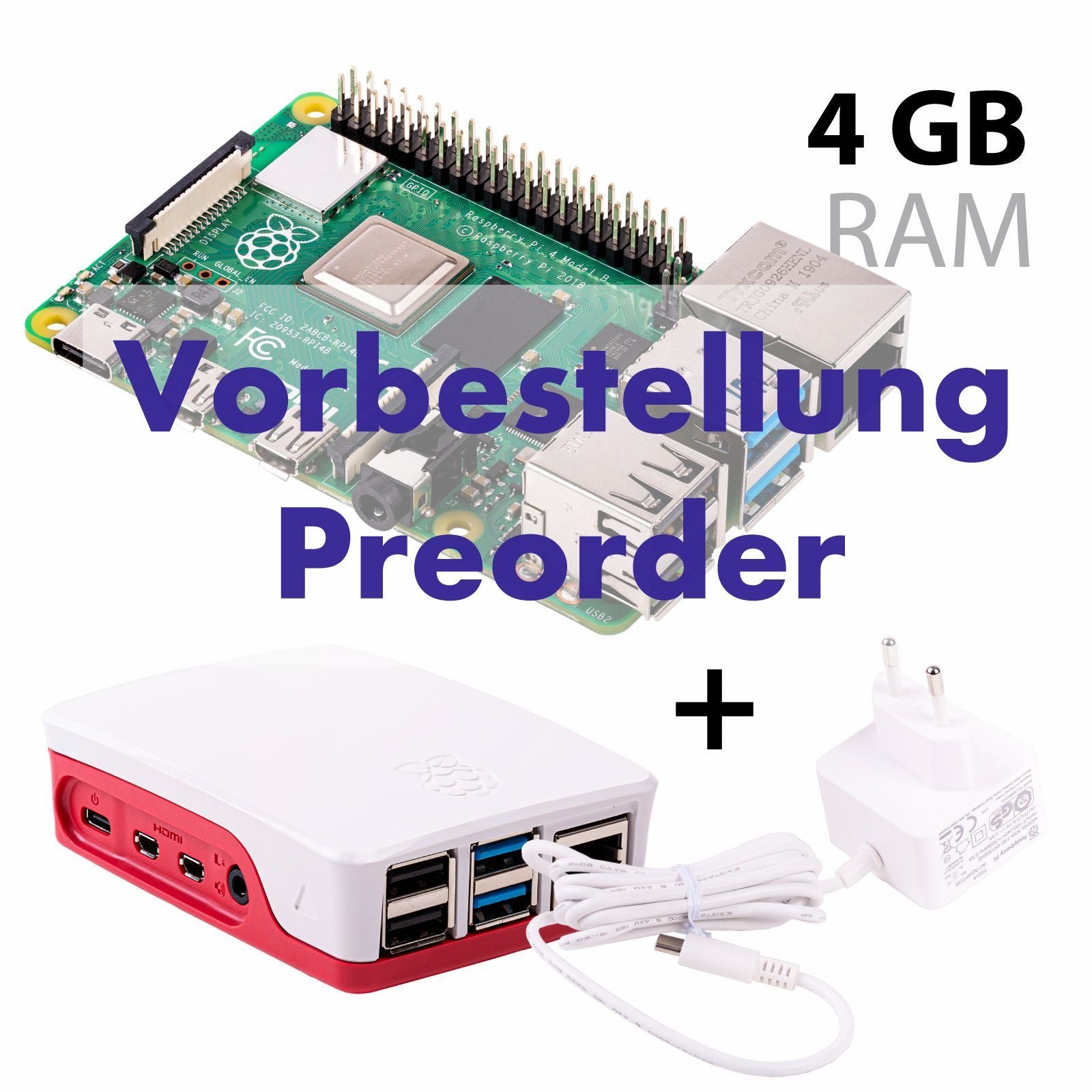 Raspberry Pi 4B 1GB/2GB/4GB