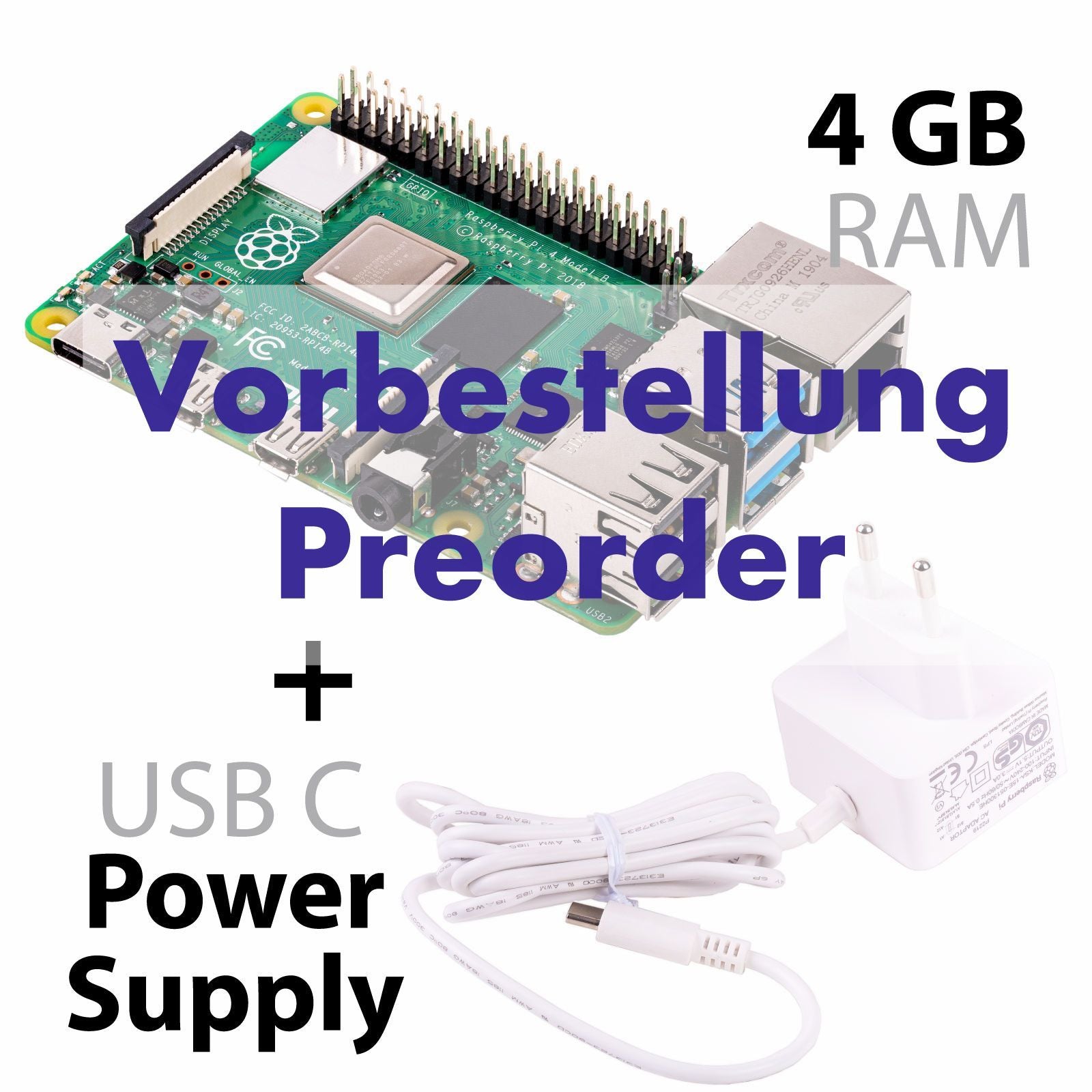 Raspberry Pi 4B 1GB/2GB/4GB