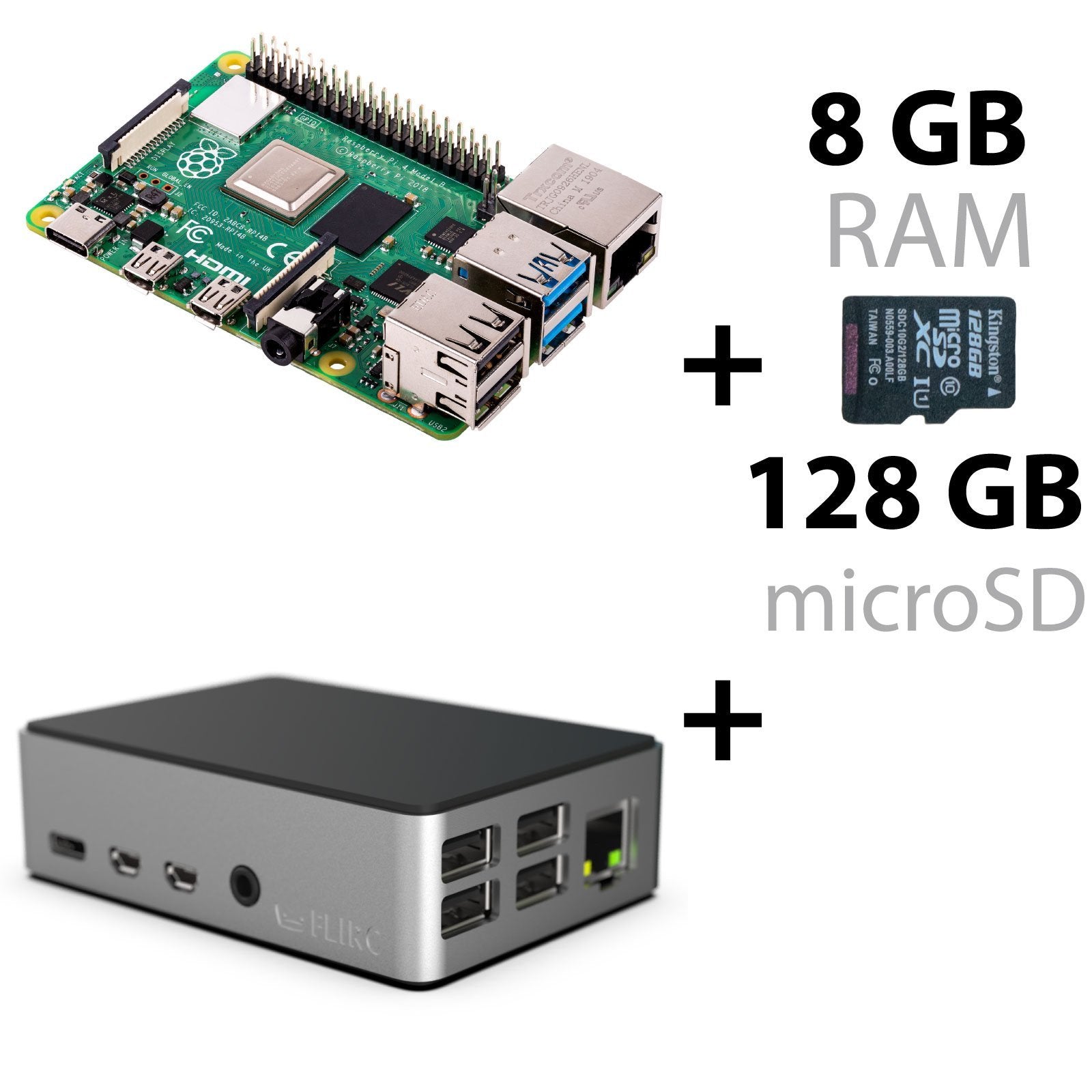 Raspberry Pi 4 Model B 8GB Board und Bundles