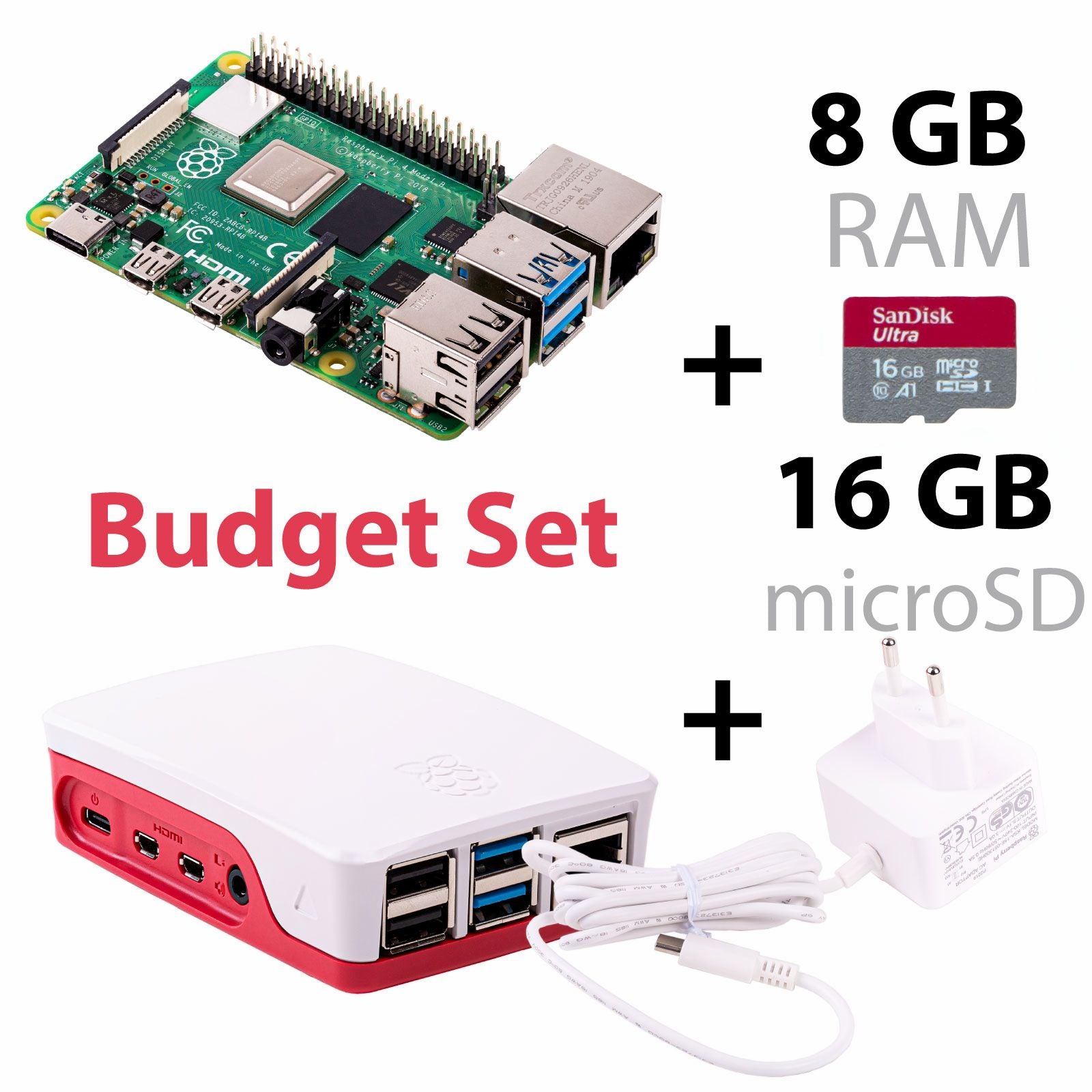 Raspberry Pi 4B 8GB - nur Raspberry Pi 4 Platine / Raspberry Pi 4 / 8 GB /  ohne Netzteil und Gehäuse