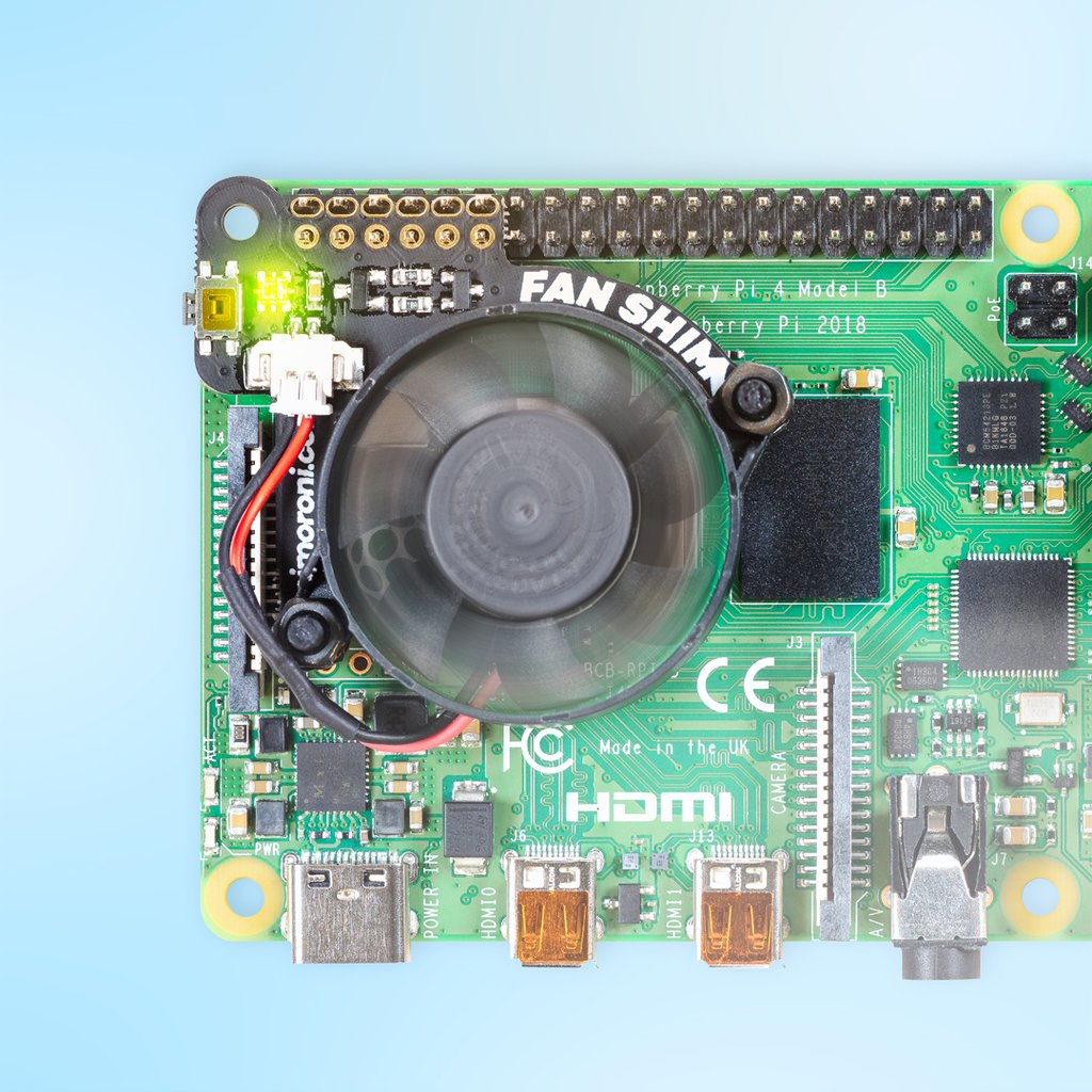 Fan SHIM für Raspberry Pi 4 (aktive Kühlung)