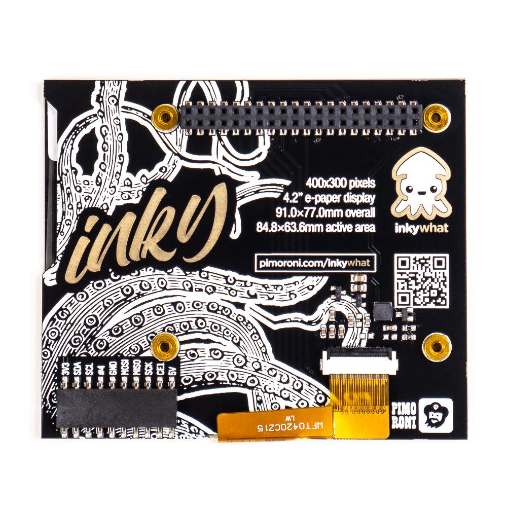 Inky wHAT (ePaper/eInk/EPD) - Yellow / Gelb