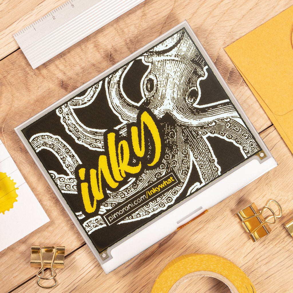 Inky wHAT (ePaper/eInk/EPD) - Yellow / Gelb