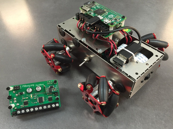 ZeroBorg KS3 BAUSATZ - DREIERPACK des Roboter Kontroller für ihren RPi Zero basierten Roboter