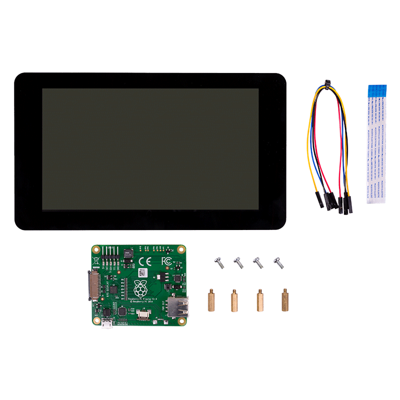 7'' Display für den Raspberry Pi mit Touchscreen