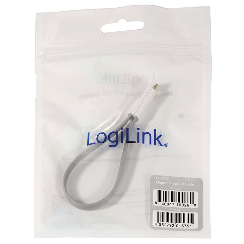 Magnetisches USB 2.0 to Micro-USB Kabel (LogiLink)