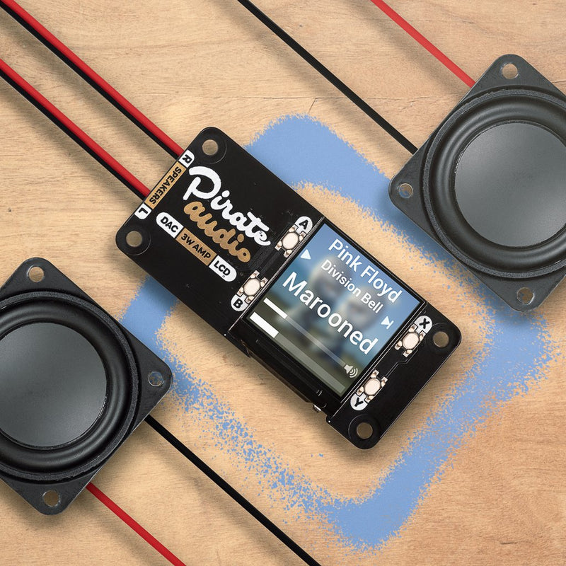 Pirate Audio: 3W Stereo Amp for Raspberry Pi (Audio Verstärker HAT)
