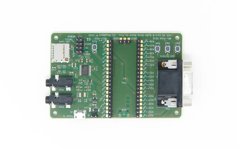 Raspberry Pi Pico VGA Audio SD Expansion Board