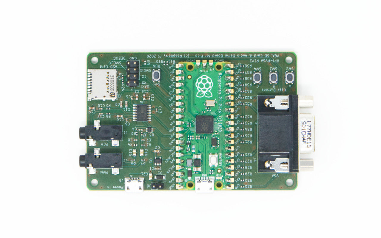 Raspberry Pi Pico VGA Audio SD Expansion Board