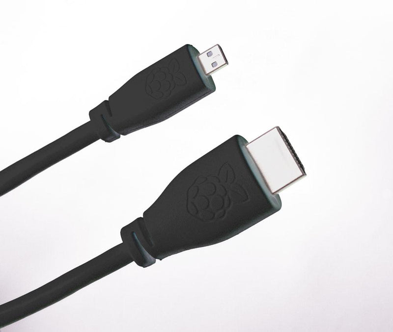 offizielles Micro-HDMI zu Standard-HDMI Kabel (Farbe & Länge wählbar)
