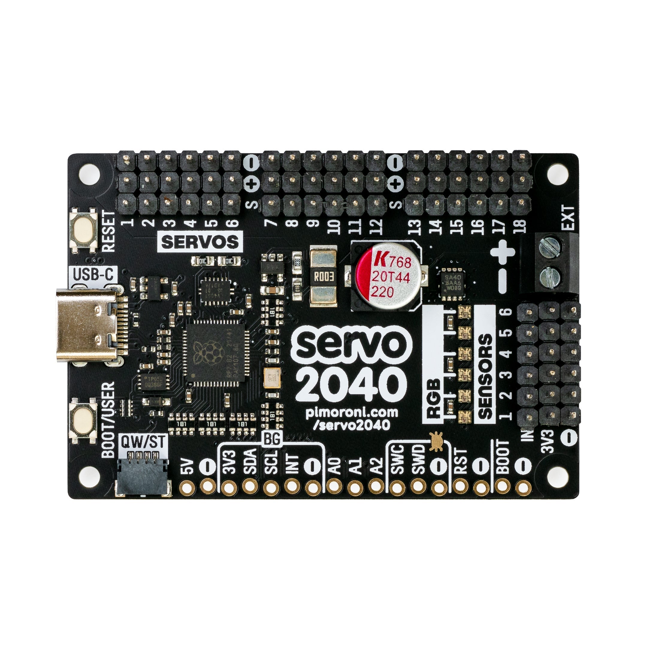 Servo 2040 - 18 Channel Servo Controller