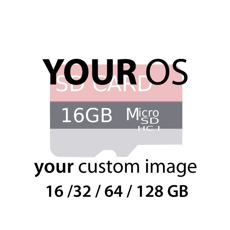 SD Karte mit Ihrem Image (SanDisk Class 10 SD Karten)