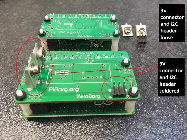 ZeroBorg KS3 BAUSATZ - DREIERPACK des Roboter Kontroller für ihren RPi Zero basierten Roboter